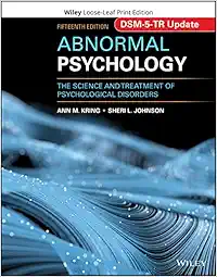 Abnormal Psychology: The Science And Treatment Of Psychological Disorders, DSM-5-TR Update, 15ed (EPUB)