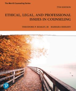 Ethical, Legal, And Professional Issues In Counseling, 7th Edition (PDF)