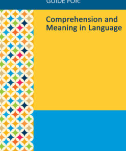 Gale Researcher Guide For: Comprehension And Meaning In Language (EPUB)