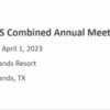 Southwest Society of Oral and Maxillofacial Surgeons Combined Annual Meeting 2023