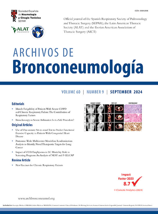 Archivos de Bronconeumología PDF