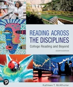 Reading Across The Disciplines: College Reading And Beyond, 8th Edition (PDF)