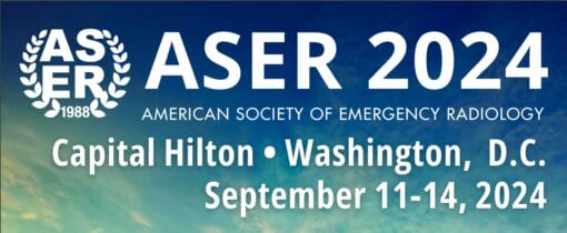 American Society of Emergency Radiology Annual Meeting 2024