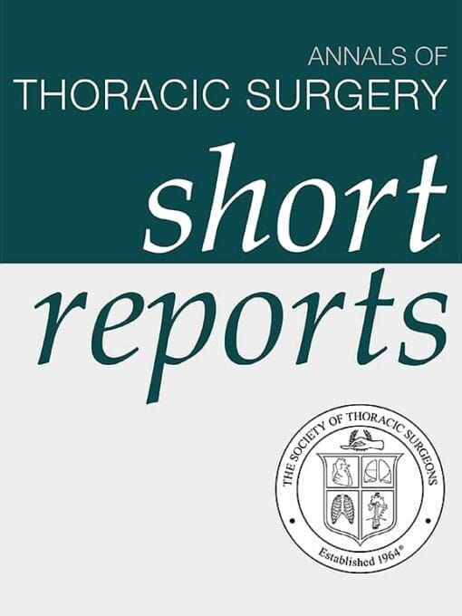 Annals of Thoracic Surgery Short Reports PDF