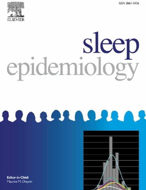 Sleep Epidemiology PDF