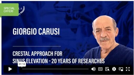 Crestal approach for Sinus Elevation – 20 years of Researches