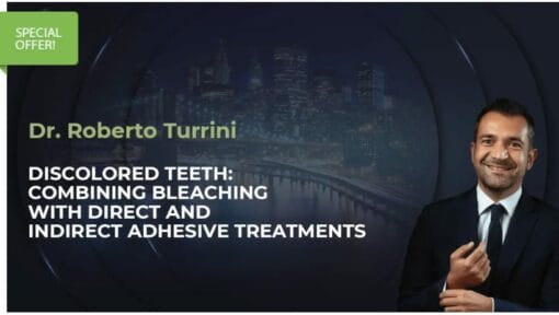 Discolored teeth: combining bleaching with direct and indirect adhesive treatments