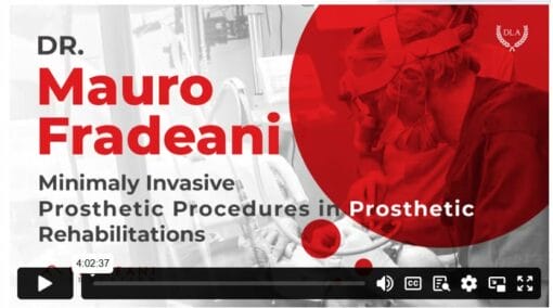 Prof. Mauro Fradeani Prosthetic rehabilitation for MIPP course