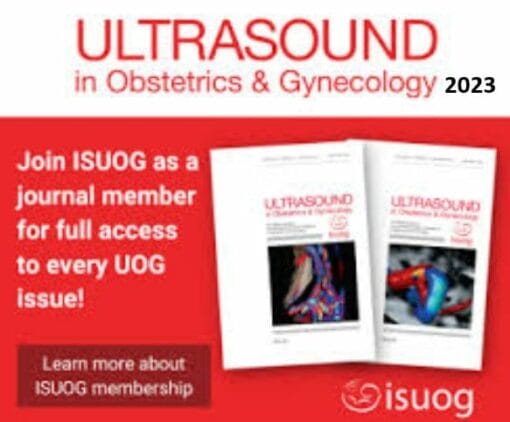 Ultrasound in Obstetrics & Gynecology 2023 Full Archives (PDF)