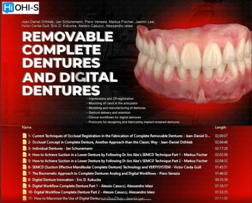 OHI-S Removable Complete Dentures and Digital Dentures