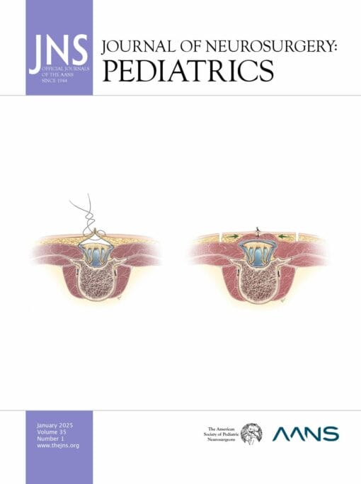 Journal of Neurosurgery: Pediatrics 2025 Volume 35: Issue 1 (True PDF+Videos)