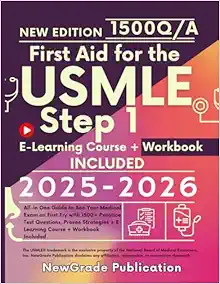 First Aid for the USMLE Step 1 2025-2026: All-in One Guide to Ace Your Medical Exam on First Try with 1500+ Practice Test Questions, Proven Strategies + E-Learning Course (EPUB + Converted PDF)