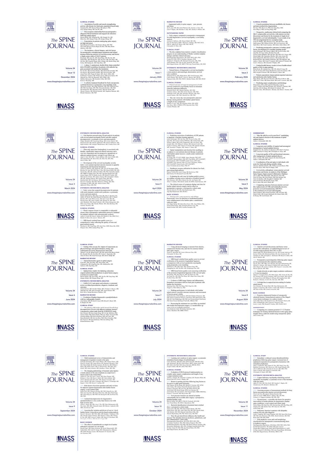 The Spine Journal 2024 Full Archives (True PDF) The Spine Journal 2024 Full Archives (True PDF)