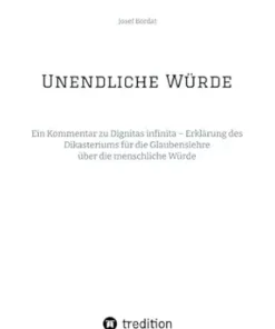 Unendliche Würde: Ein Kommentar zu Dignitas infinita – Erklärung des Dikasteriums für die Glaubenslehre über die menschliche Würde (German Edition) (EPUB)