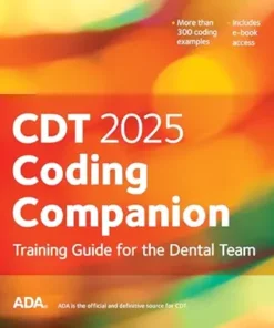 CDT 2025 Coding Companion: Training Guide for the Dental Team (EPUB)