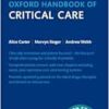 Oxford Handbook of Critical Care Medicine (Oxford Medical Handbooks), 4th Edition (PDF) Oxford Handbook of Critical Care Medicine (Oxford Medical Handbooks), 4th Edition (PDF)