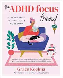 The ADHD Focus Friend: A Planning + Productivity Workbook (EPUB)