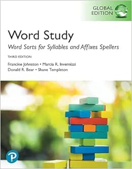 Words Their Way: Word Sorts for Syllables and Affixes Spellers, Global Edition, 3rd Edition (PDF) Words Their Way: Word Sorts for Syllables and Affixes Spellers, Global Edition, 3rd Edition (PDF)