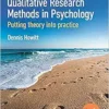 Introduction to Qualitative Research Methods in Psychology: Putting Theory Into Practice, 4th Edition (PDF)