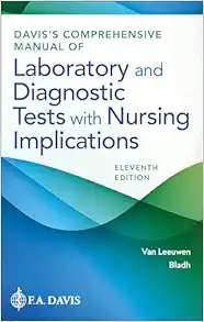 Davis’s Comprehensive Manual of Laboratory and Diagnostic Tests With Nursing Implications, 11th Edition (PDF ) Davis’s Comprehensive Manual of Laboratory and Diagnostic Tests With Nursing Implications, 11th Edition (PDF )