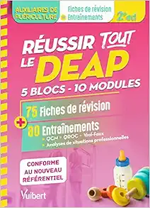 Réussir tout le DEAP en 75 fiches de révision et 80 entrainements – Pour les auxiliaires de puériculture: 5 blocs – 10 Modules – Adapté au nouveau référentiel AP, 2nd Edition (PDF)
