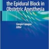 How to Teach the Epidural Block in Obstetric Anesthesia (PDF)