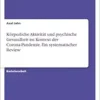Körperliche Aktivität und psychische Gesundheit im Kontext der Corona-Pandemie. Ein systematischer Review (German Edition) (PDF)