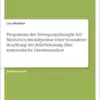 Programme der Bewegungstherapie bei Menschen mit Adipositas unter besonderer Beachtung der Kniebelastung. Eine systematische Literaturanalyse (German Edition) (PDF)