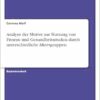 Analyse der Motive zur Nutzung von Fitness- und Gesundheitsstudios durch unterschiedliche Altersgruppen (German Edition) (PDF)