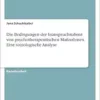 Die Bedingungen der Inanspruchnahme von psychotherapeutischen Maßnahmen. Eine soziologische Analyse (German Edition) (PDF)