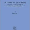 Das Problem Der Spatabtreibung: Rechtstatsachliche, Rechtsmedizinische Und Kriminologische Aspekte Sowie Juristische Losungsansatze in Rechtsvergleichender Perspektive (German Edition) (PDF )