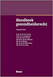Handboek gezondheidsrecht (Boom Masterreeks), 9th Edition  (PDF)