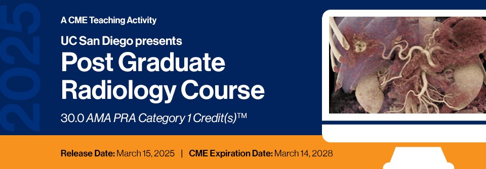 DocmedED 2025 UC San Diego Presents Post Graduate Radiology Course DocmedED 2025 UC San Diego Presents Post Graduate Radiology Course