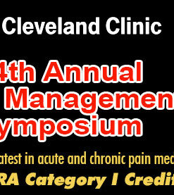 Meetings By Mail Cleveland Clinic 24th Annual Pain Management Symposium 2025