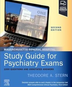 Massachusetts General Hospital Study Guide for Psychiatry Exams: 1000 Questions and Annotated Answers, 2nd Edition (PDF)