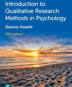 Introduction to Qualitative Research Methods in Psychology, 5th Edition (EPUB)