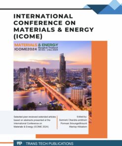 International Conference on Materials & Energy (ICOME) (PDF)