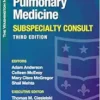 Washington Manual Pulmonary Medicine Subspecialty Consult, 3rd Edition (EPUB)