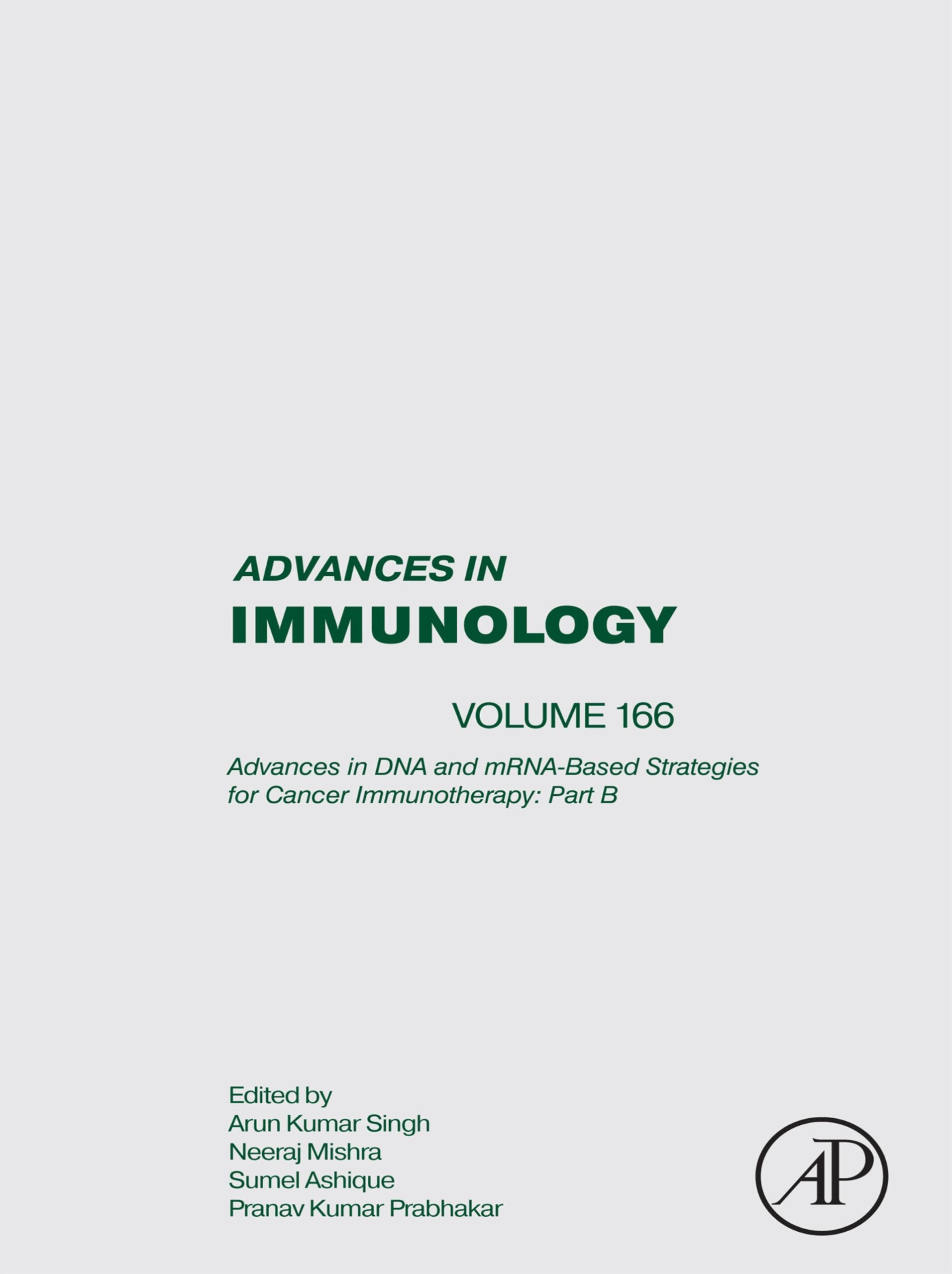 Advances in DNA and mRNA-Based strategies for Cancer Immunotherapy: Part B (EPUB) Advances in DNA and mRNA-Based strategies for Cancer Immunotherapy: Part B (EPUB)