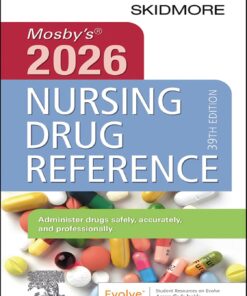 Mosby’s 2026 Nursing Drug Reference (Mosby’s Nursing Drug Reference), 39th Edition (PDF)