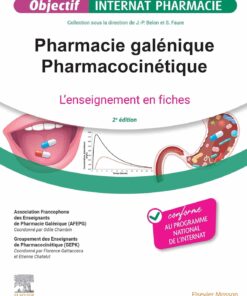 Pharmacie galénique – Pharmacocinétique: L’enseignement en fiches (French Edition), 2nd Edition (True PDF)