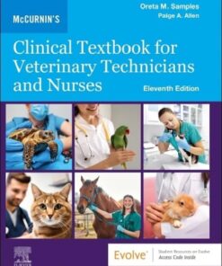 McCurnin’s Clinical Textbook for Veterinary Technicians and Nurses, 11th Edition (True PDF)