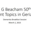 Johns Hopkins Edmund G. Beacham 50th Annual Current Topics in Geriatrics 2023