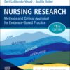Nursing Research: Methods and Critical Appraisal for Evidence-Based Practice, 11th Edition (PDF)