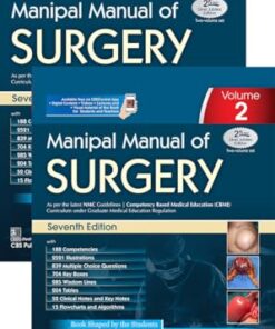 Manipal Manual of Surgery, 2 Volume Set, 7th edition(PDF)