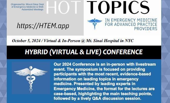 Hot Topics in Emergency Medicine 2024 Hot Topics in Emergency Medicine 2024