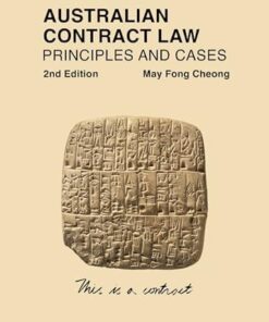 Australian Contract Law: Principles and Cases, 2nd Edition (High Quality Image PDF)