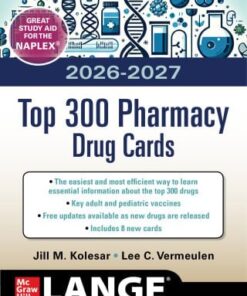 McGraw Hill’s 2026-2027 Top 300 Pharmacy Drug Cards, 8th Edition (PDF)