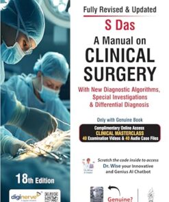 A Manual on Clinical Surgery with New Diagnostic Algorithms, Special Investigations & Differential Diagnosis, 18th Edition (Scanned PDF)