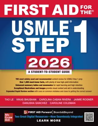 First Aid for the USMLE Step 1 2026, 36th Edition (PDF) First Aid for the USMLE Step 1 2026, 36th Edition (PDF)